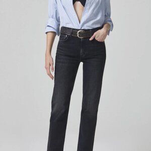 Citizens of Humanity Zurie High-Rise Stretch Straight-Leg Jeans, Size 27